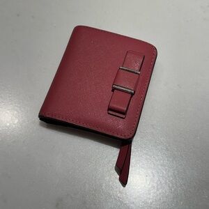 Coach pink leather wallet